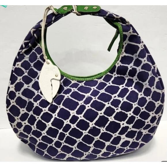 kate spade Handbags - Kate Spade Vintage Cape Cod Lobster Claw Canvas Hobo Bag VERY Lightly Loved